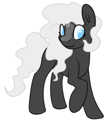 Size: 855x935 | Tagged: safe, artist:azure-quill, oc, oc only, oc:dark star, earth pony, pony, simple background, smiling, solo, transparent background