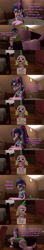 Size: 1920x10800 | Tagged: safe, artist:red4567, sci-twi, spike, spike the regular dog, twilight sparkle, dog, equestria girls, 3d, absurd resolution, comic, facepaw, jimmy neutron, options, source filmmaker