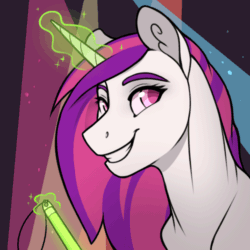 Size: 500x500 | Tagged: safe, artist:royvdhel-art, oc, oc only, animated, animated icon, commission, gif, icon, my little pony, solo