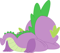 Size: 3569x3150 | Tagged: safe, artist:porygon2z, spike, dragon, triple threat, simple background, solo, transparent background, vector