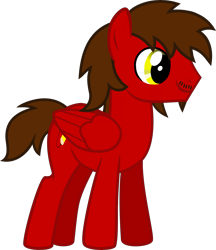 Size: 6200x7167 | Tagged: safe, artist:nupiethehero, oc, oc only, oc:chip, pegasus, pony, absurd resolution, request, simple background, solo, transparent background