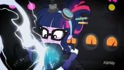 Size: 1920x1080 | Tagged: safe, screencap, sci-twi, twilight sparkle, eqg summertime shorts, equestria girls, mad twience, clothes