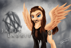 Size: 1200x800 | Tagged: safe, artist:althyra-nex, pony, dream theater, heavy metal, james labrie, metal, ponified, progressive metal