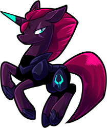 Size: 2955x3543 | Tagged: safe, artist:draikinator, tempest shadow, pony, unicorn, my little pony: the movie, armor, eye scar, female, mare, scar, scar on the wrong side, simple background, transparent background