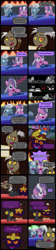 Size: 2000x8953 | Tagged: safe, artist:magerblutooth, diamond tiara, discord, silver spoon, oc, oc:dazzle, oc:il, oc:power cord, cat, pony, comic:diamond and dazzle, comic, contract, court, courtroom, imp, trial, x was discord all along