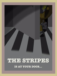 Size: 1200x1600 | Tagged: safe, artist:reisen514, derpibooru import, zebra, fallout equestria, propaganda poster