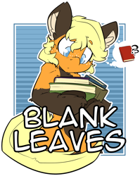 Size: 1764x2216 | Tagged: safe, artist:bbsartboutique, oc, oc only, oc:blank leaves, earth pony, pony, badge, book, con badge, simple background, transparent background