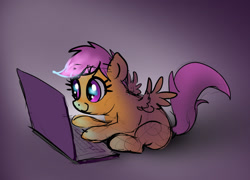 Size: 1323x953 | Tagged: safe, artist:xbi, scootaloo, pegasus, pony, female, notebook, sketch, solo