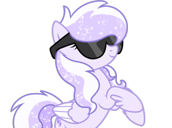 Size: 2732x2048 | Tagged: safe, artist:prismaticstars, oc, oc only, oc:starstorm slumber, pegasus, pony, deal with it, female, simple background, solo, sunglasses, transparent background, vector