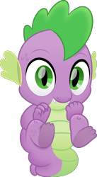 Size: 5362x9764 | Tagged: safe, artist:jhayarr23, spike, dragon, my little pony: the movie, absurd resolution, baby, baby dragon, claws, cute, fangs, feet, green eyes, male, scales, simple background, solo, spikabetes, transparent background, vector