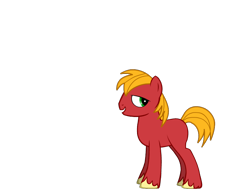 Size: 830x650 | Tagged: safe, derpibooru import, big macintosh, earth pony, pony, pony creator, male, milestone, missing accessory, missing cutie mark, simple background, solo, stallion, transparent background, wasted get, x00000 milestone