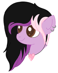 Size: 1108x1396 | Tagged: safe, artist:venomns, derpibooru import, oc, oc:ana, pony, bust, ear piercing, earring, female, jewelry, mare, piercing, portrait, simple background, solo, transparent background