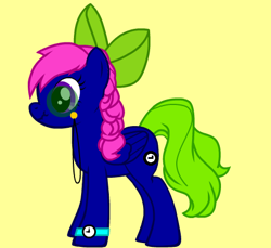 Size: 456x418 | Tagged: artist needed, safe, derpibooru import, oc, oc only, pony creator, simple background, solo, yellow background