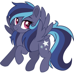 Size: 2048x2048 | Tagged: safe, artist:cinnamontee, derpibooru import, oc, oc only, oc:star chaser, pegasus, pony, female, high res, mare, simple background, solo, transparent background