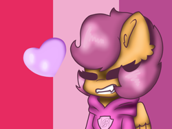 Size: 4000x3000 | Tagged: safe, artist:ask-dust-and-bunny, derpibooru import, scootaloo, oc, oc only, oc:ponytale scootaloo, anthro, comic:ponytale, solo