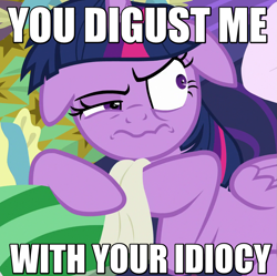 Size: 1085x1080 | Tagged: safe, derpibooru import, screencap, twilight sparkle, twilight sparkle (alicorn), alicorn, school daze, faic, floppy ears, image macro, meme, misspelling, pillow, reaction image, solo, tissue