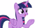 Size: 3384x2740 | Tagged: safe, artist:andoanimalia, derpibooru import, twilight sparkle, twilight sparkle (alicorn), alicorn, pony, uncommon bond, female, mare, open mouth, simple background, solo, transparent background, underhoof, vector