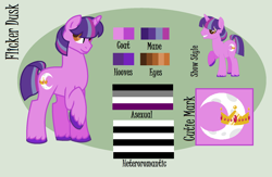 Size: 1840x1196 | Tagged: safe, artist:ficklepickle9421, derpibooru import, oc, oc:prince flicker dusk, magical lesbian spawn, offspring, parent:starlight glimmer, parent:twilight sparkle, parents:twistarlight, solo