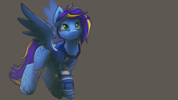 Size: 1920x1080 | Tagged: safe, artist:noben, derpibooru import, oc, oc only, oc:m3, pegasus, pony, clothes, hoodie, male, solo