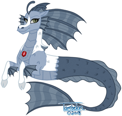 Size: 1024x973 | Tagged: safe, artist:tambelon, derpibooru import, oc, oc only, oc:treble, siren, female, ponysona, solo