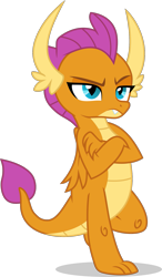 Size: 1027x1762 | Tagged: safe, artist:frownfactory, derpibooru import, smolder, dragon, school daze, .svg available, brat, claws, crossed arms, dragon wings, dragoness, fangs, female, folded wings, grumpy, horns, narrowed eyes, pouting, raised leg, simple background, solo, spoiled brat, svg, teenaged dragon, teenager, toes, transparent background, vector, wings