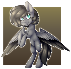 Size: 2053x1993 | Tagged: safe, artist:liamsartworld, derpibooru import, oc, oc only, pegasus, pony, gradient background, solo, standing, transparent, transparent background