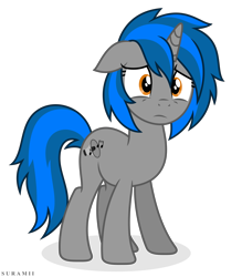 Size: 5357x6127 | Tagged: safe, artist:suramii, derpibooru import, oc, oc only, oc:homage, pony, unicorn, fallout equestria, absurd resolution, female, floppy ears, mare, simple background, solo, transparent background