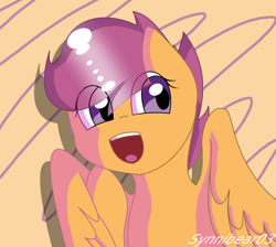 Size: 1668x1496 | Tagged: safe, artist:synnibear03, derpibooru import, scootaloo, oc, oc only, oc:ponytale scootaloo, comic:ponytale, solo