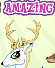 Size: 184x224 | Tagged: safe, derpibooru import, edit, idw, screencap, king aspen, deer, cropped, gameloft, horn ring, idw showified, male, meme, solo focus, stag, wow! glimmer