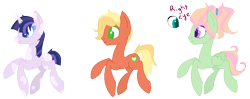 Size: 984x390 | Tagged: safe, artist:companionadopts, derpibooru import, oc, oc only, heterochromia, offspring, parent:applejack, parent:big macintosh, parent:fluttershy, parent:shining armor, parent:twilight sparkle, parent:zephyr breeze, parents:applemac, parents:shining sparkle, parents:zephyrshy, piebald, pinto, product of incest, simple background, transparent background