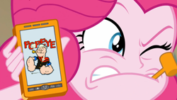 Size: 1000x563 | Tagged: safe, derpibooru import, edit, edited screencap, screencap, better together, equestria girls, forgotten friendship, cellphone, meme face, phone, popeye, selfie