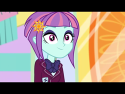 Size: 2048x1536 | Tagged: safe, derpibooru import, screencap, sunny flare, dance magic, equestria girls, spoiler:eqg specials, adoraflare, clothes, crystal prep academy uniform, cute, school uniform, solo