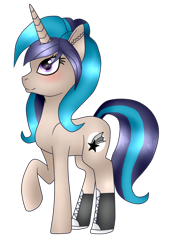 Size: 594x864 | Tagged: safe, artist:cindydreamlight, derpibooru import, oc, oc:star moon grimm, pony, unicorn, clothes, female, mare, shoes, simple background, solo, transparent background