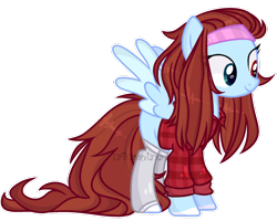Size: 1024x819 | Tagged: safe, artist:sapiira, derpibooru import, oc, oc:cloud fly, pegasus, pony, clothes, female, heterochromia, mare, shirt, simple background, solo, transparent background