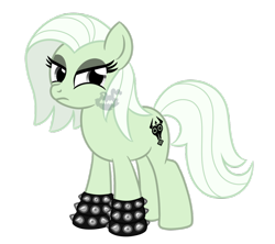 Size: 1024x911 | Tagged: safe, artist:melodymute, derpibooru import, oc, oc:ghoulish, earth pony, pony, female, mare, simple background, solo, transparent background