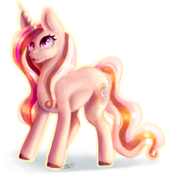 Size: 1207x1251 | Tagged: safe, artist:huayan, derpibooru import, oc, unicorn, female, mare, simple background, solo, transparent background