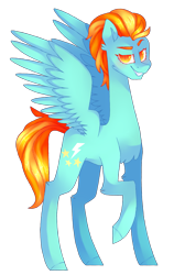 Size: 2297x3641 | Tagged: safe, artist:dazeyruch, derpibooru import, lightning dust, pony, high res, long neck, simple background, solo, transparent background