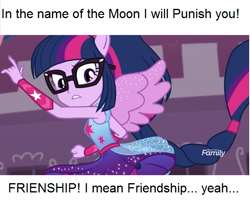 Size: 621x539 | Tagged: safe, derpibooru import, screencap, sci-twi, twilight sparkle, better together, equestria girls, forgotten friendship, grammar error, misspelling, sailor moon