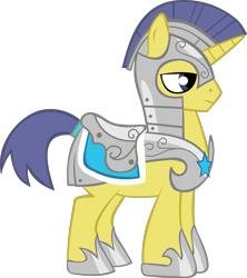 Size: 2419x2729 | Tagged: safe, artist:red4567, derpibooru import, comet tail, pony, unicorn, armor, guard, royal guard, simple background, solo, transparent background, vector