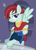 Size: 310x431 | Tagged: safe, derpibooru import, screencap, valley glamour, pegasus, pony, fake it 'til you make it, background pony, bracelet, clothes, cropped, female, flying, jewelry, mare, midriff, necklace, snooty fashion scenester, solo