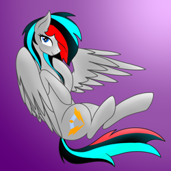 Size: 3000x3000 | Tagged: safe, artist:chelseawest, derpibooru import, oc, oc:thundersky, pegasus, pony, female, high res, mare, solo