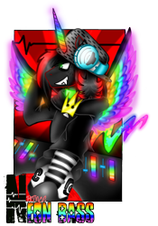 Size: 1627x2328 | Tagged: safe, artist:nekomellow, derpibooru import, oc, oc:prince neon bass, alicorn, original species, alicorn oc, neon pony, solo