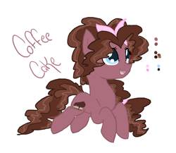 Size: 696x605 | Tagged: safe, artist:alawdulac, derpibooru import, oc, oc:coffee cake, offspring, parent:cheese sandwich, parent:pinkie pie, parents:cheesepie, solo