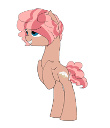 Size: 782x908 | Tagged: safe, artist:alawdulac, derpibooru import, oc, oc:cinnamon sweet, offspring, parent:cheese sandwich, parent:pinkie pie, parents:cheesepie, solo