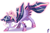 Size: 1280x853 | Tagged: safe, artist:alessia-nin10doh, derpibooru import, twilight sparkle, twilight sparkle (alicorn), alicorn, element of magic, jewelry, rainbow power, saiyan, solo, tiara