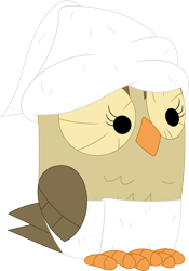 Size: 2500x3570 | Tagged: safe, artist:porygon2z, derpibooru import, owlowiscious, simple background, solo, towel, transparent background