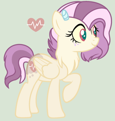 Size: 1308x1380 | Tagged: safe, artist:starfalldawn, derpibooru import, oc, oc:heartbeat, hybrid, female, interspecies offspring, offspring, parent:discord, parent:fluttershy, parents:discoshy, simple background, solo