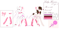 Size: 4000x2000 | Tagged: safe, artist:hoochuu, derpibooru import, oc, oc:lady hooves, pegasus, pony, clothes, cute, female, jewelry, necklace, reference sheet, socks