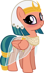 Size: 2162x3600 | Tagged: safe, artist:crisostomo-ibarra, derpibooru import, somnambula, pegasus, pony, blushing, female, looking at you, mare, simple background, smiling, solo, transparent background