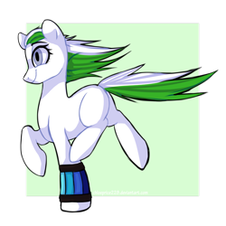 Size: 1024x1024 | Tagged: safe, artist:chloeprice228, derpibooru import, oc, oc only, earth pony, pony, abstract background, female, mare, running, solo, windswept mane